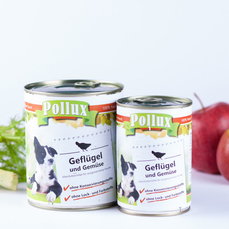 Geflügel & Gemüse – Pollux Hundefutter